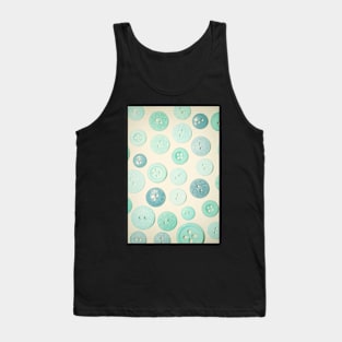 Vintage Blues Button Love Tank Top